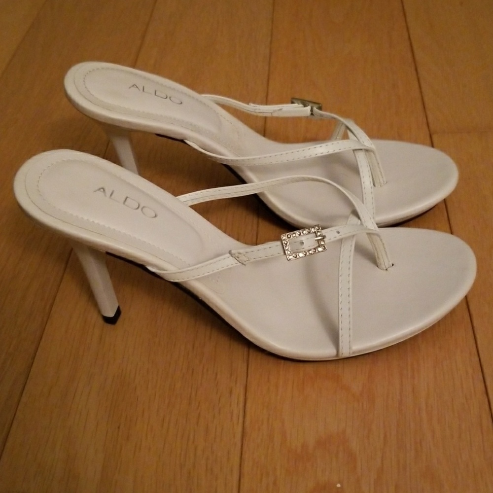 Slip On Heeled Sandals